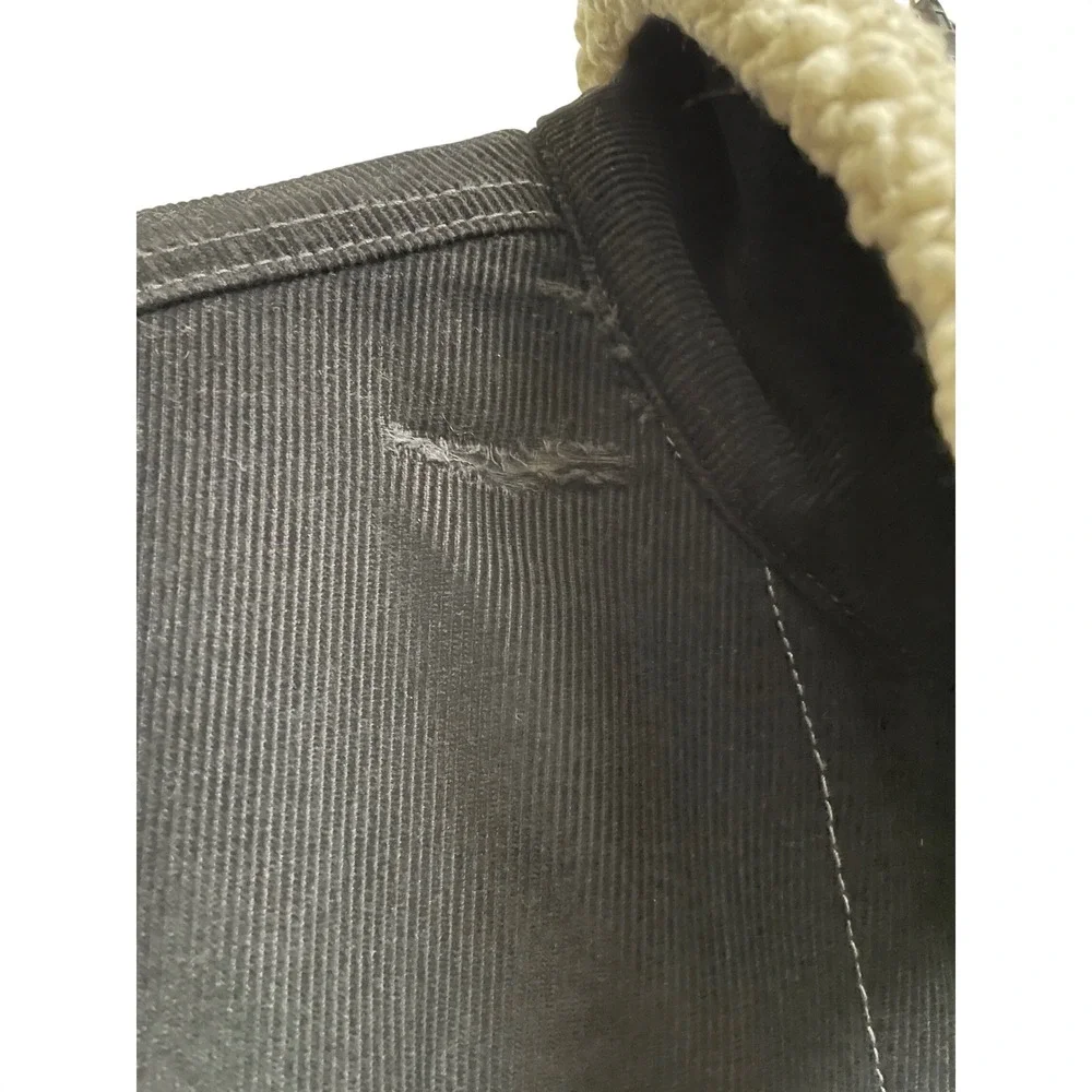Vintage Levis Mens 70520 Sherpa Lined Corduroy Trucker Jacket Blk XL 100% Cotton - Picture 8 of 15